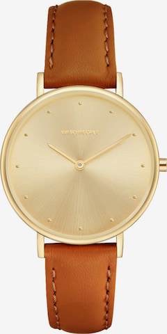 WALTER GROPIUS Analoguhr 'I LOVE DOTS' in Gold: Vorderseite