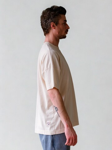Seek 'n Hide Shirt 'Natural Raw Oversized Tee' in White