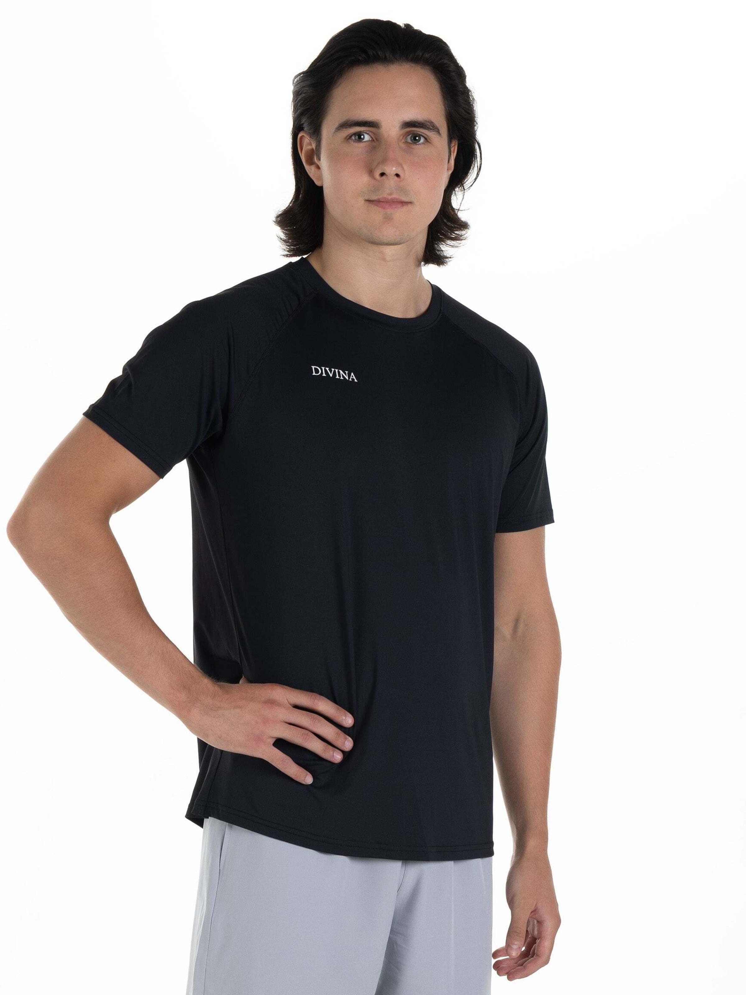 Maglia funzionale 'Raw' di Divina in nero