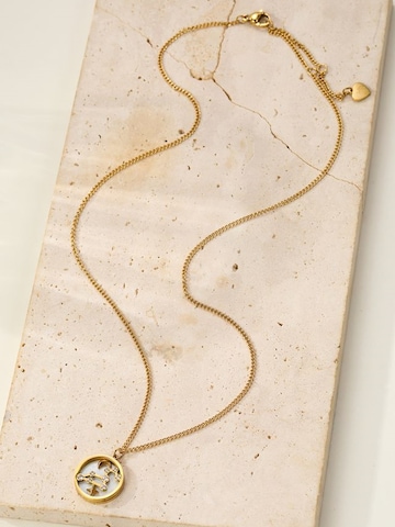 Hey Happiness - Cadena 'Luminous Leo' en oro