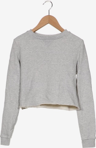COS Sweatshirt & Zip-Up Hoodie in XS in Grey: front