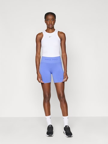 NIKE Skinny Fit Спортен панталон в синьо