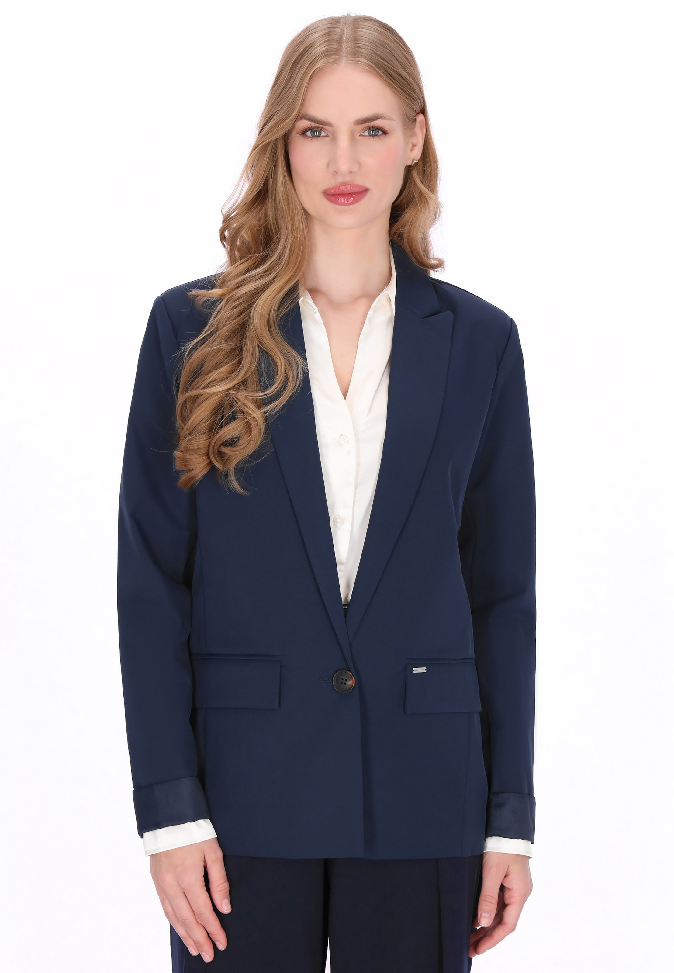 Blazer DreiMaster Klassik en bleu : devant