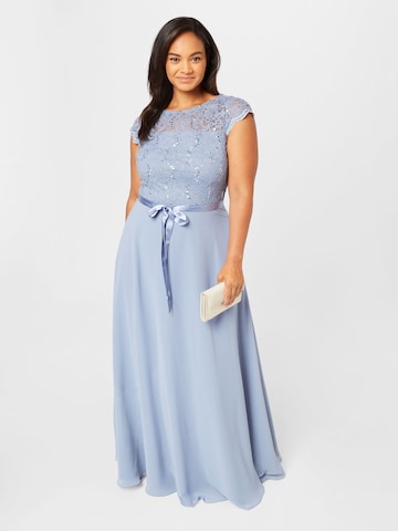 Robe de soirée SWING Curve en bleu