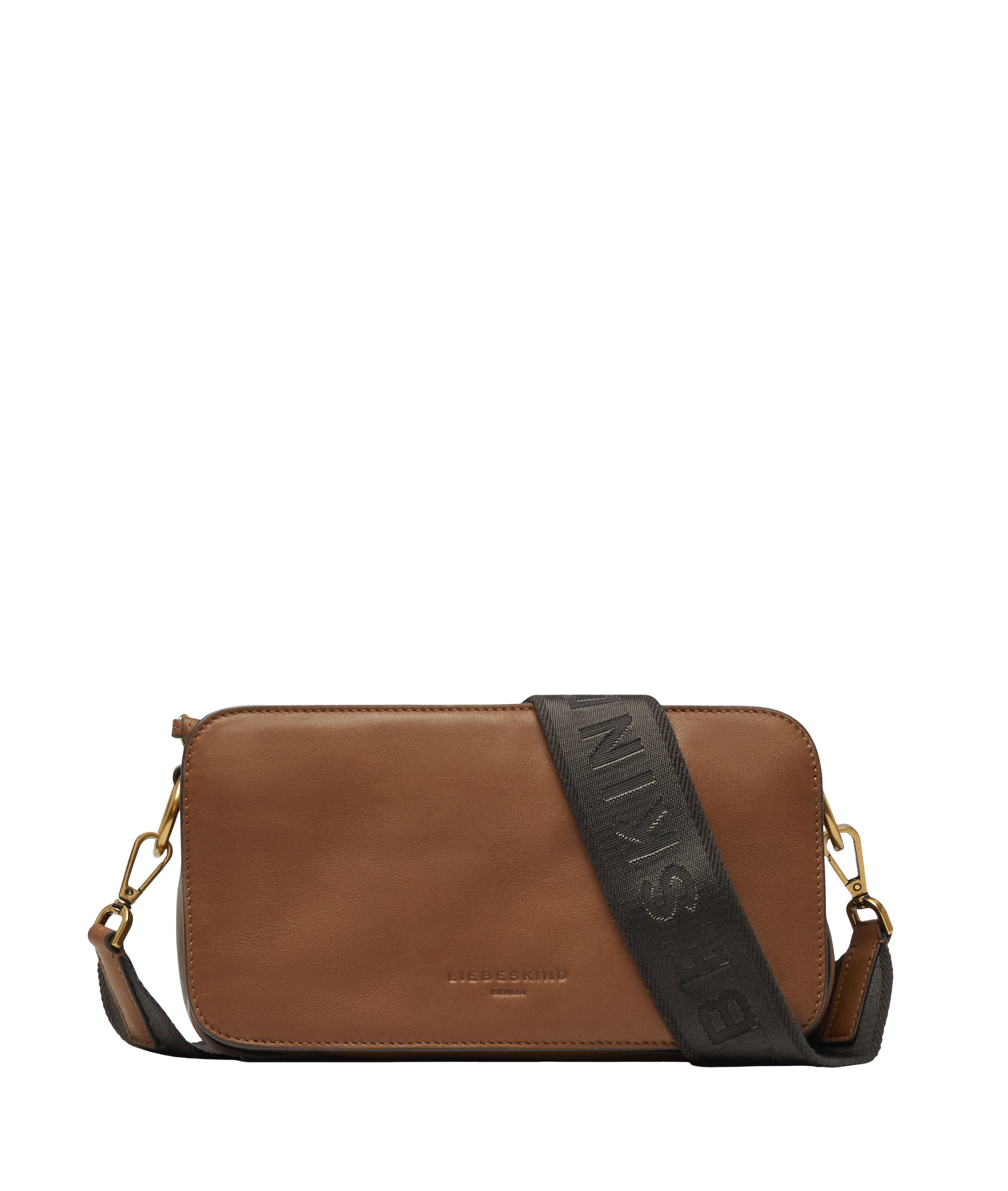 Liebeskind Berlin Crossbody bag in Brown: front