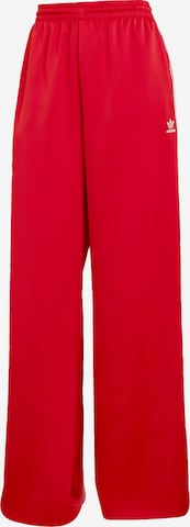ADIDAS ORIGINALS - Pierna ancha Pantalón 'Adicolor' en rojo: frente