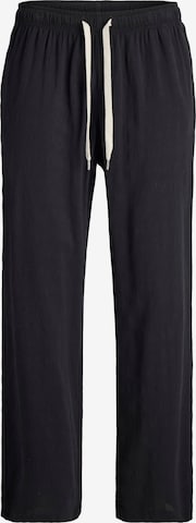 JACK & JONES Wide Leg Bukser i sort: forside