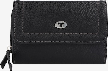 TOM TAILOR Wallet in Black: front