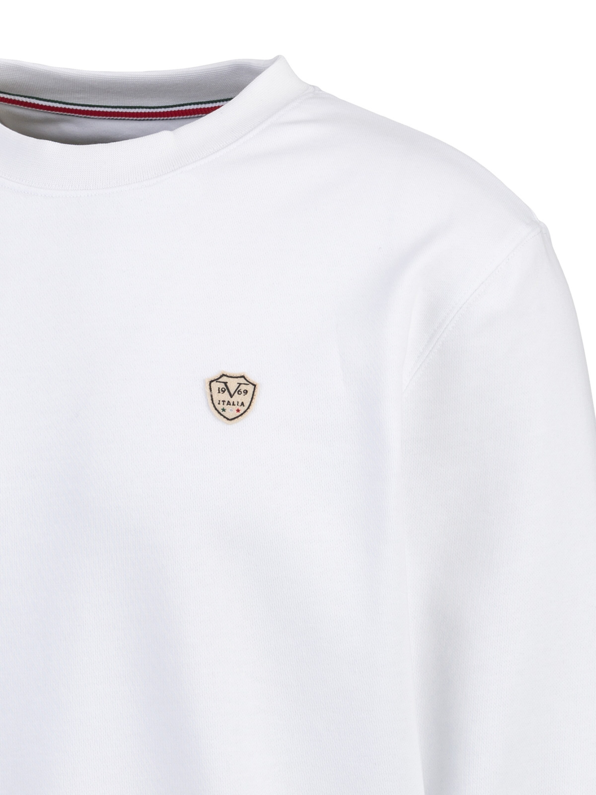 19V69 ITALIA Tréning póló 'Nico' - fehér