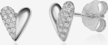 Boucles d'oreilles 'ARIA' Kamiko en argent : devant