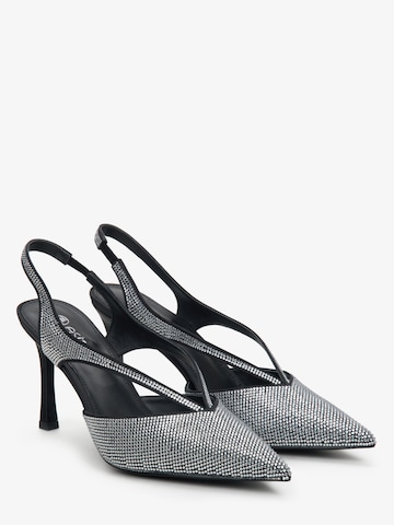 Estro - Zapatos destalonado '2370-2' en plata