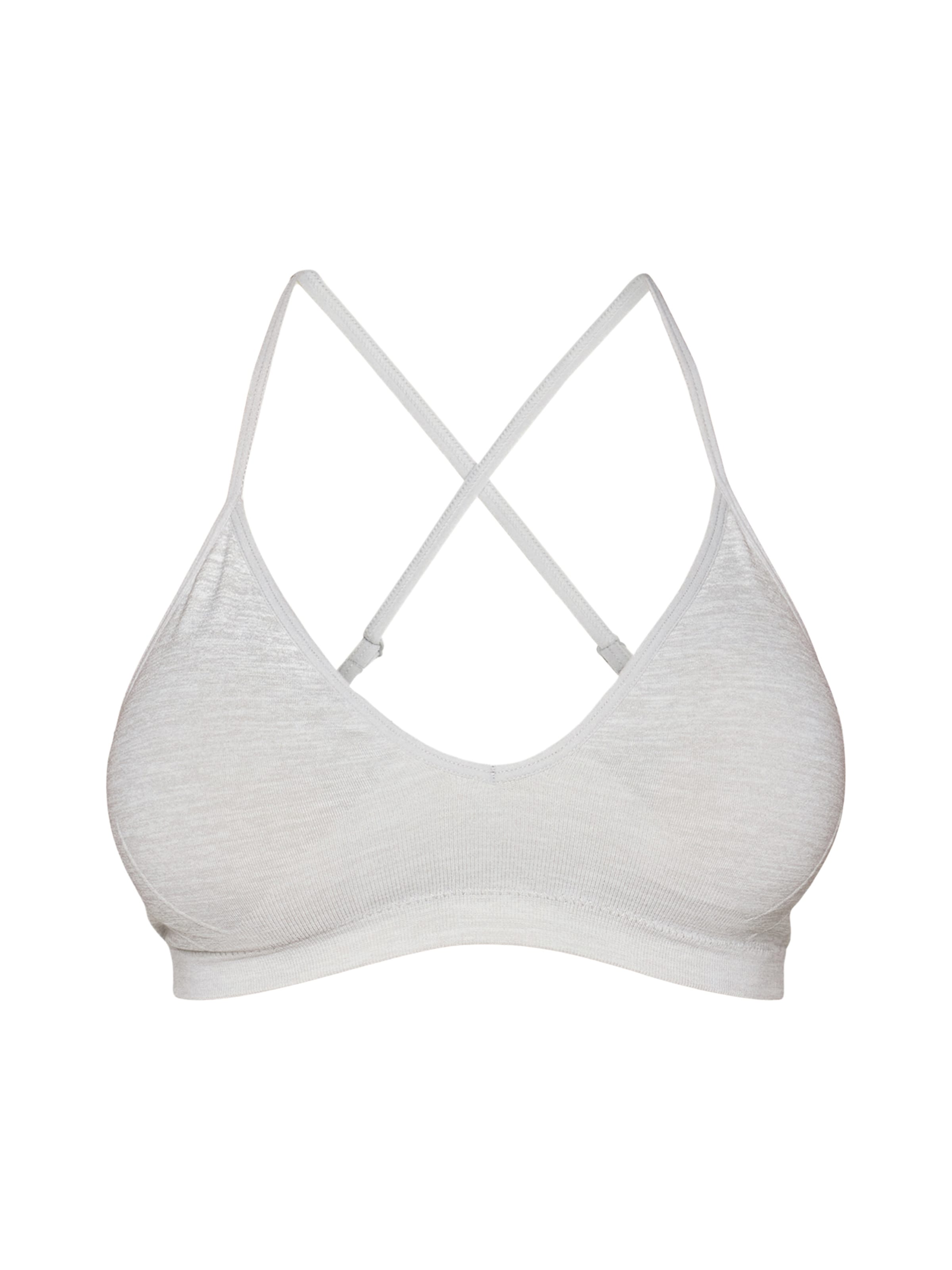 ICANIWILL Bustier Biustonosz sportowy 'Smooth' w kolorze szary: przód