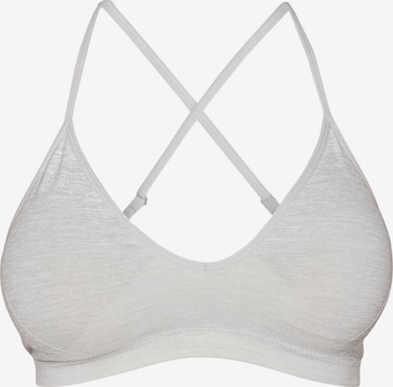 pilka ICANIWILL Biustjė Sportinė liemenėlė 'Smooth': priekis