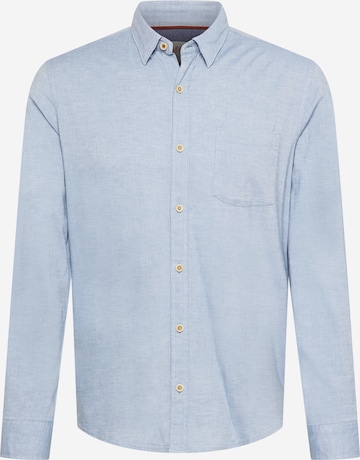 s.Oliver Regular fit Button Up Shirt in Blue: front