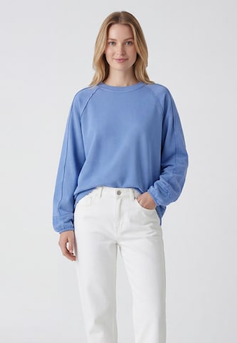 Sweat-shirt usha BLUE LABEL en bleu : devant
