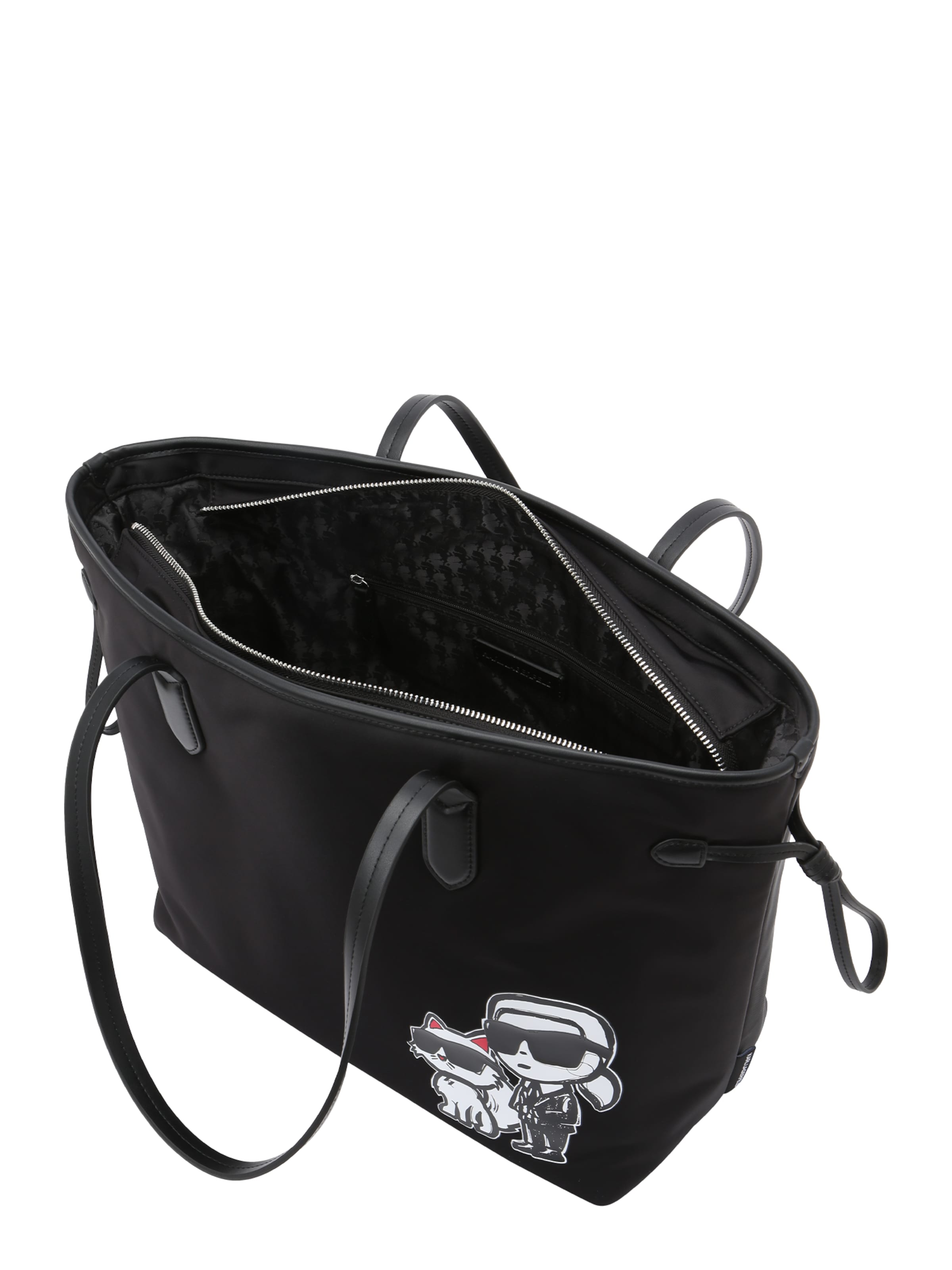 Plase de cumpărături 'Ikon' de la Karl Lagerfeld pe negru