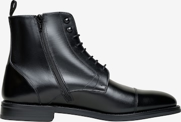 Henry Stevens Lace-Up Boots 'Winston CDB' in Black