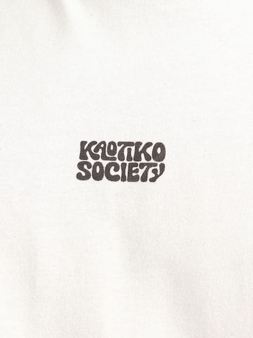 bēšs Kaotiko T-Krekls 'CLOSE SESSION'