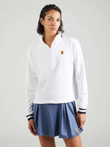 NIKE Αθλητική μπλούζα φούτερ 'Heritage' σε λευκό: μπροστά
