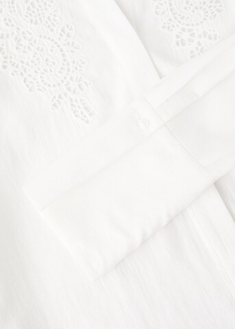 MANGO Blouse 'Candle' in White