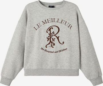 Sweat NAME IT en gris : devant