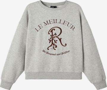 Sweat NAME IT en gris : devant