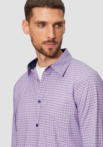 s.Oliver Regular fit Overhemd in Lila
