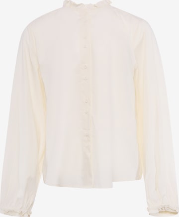 faina - Blusa em bege: frente