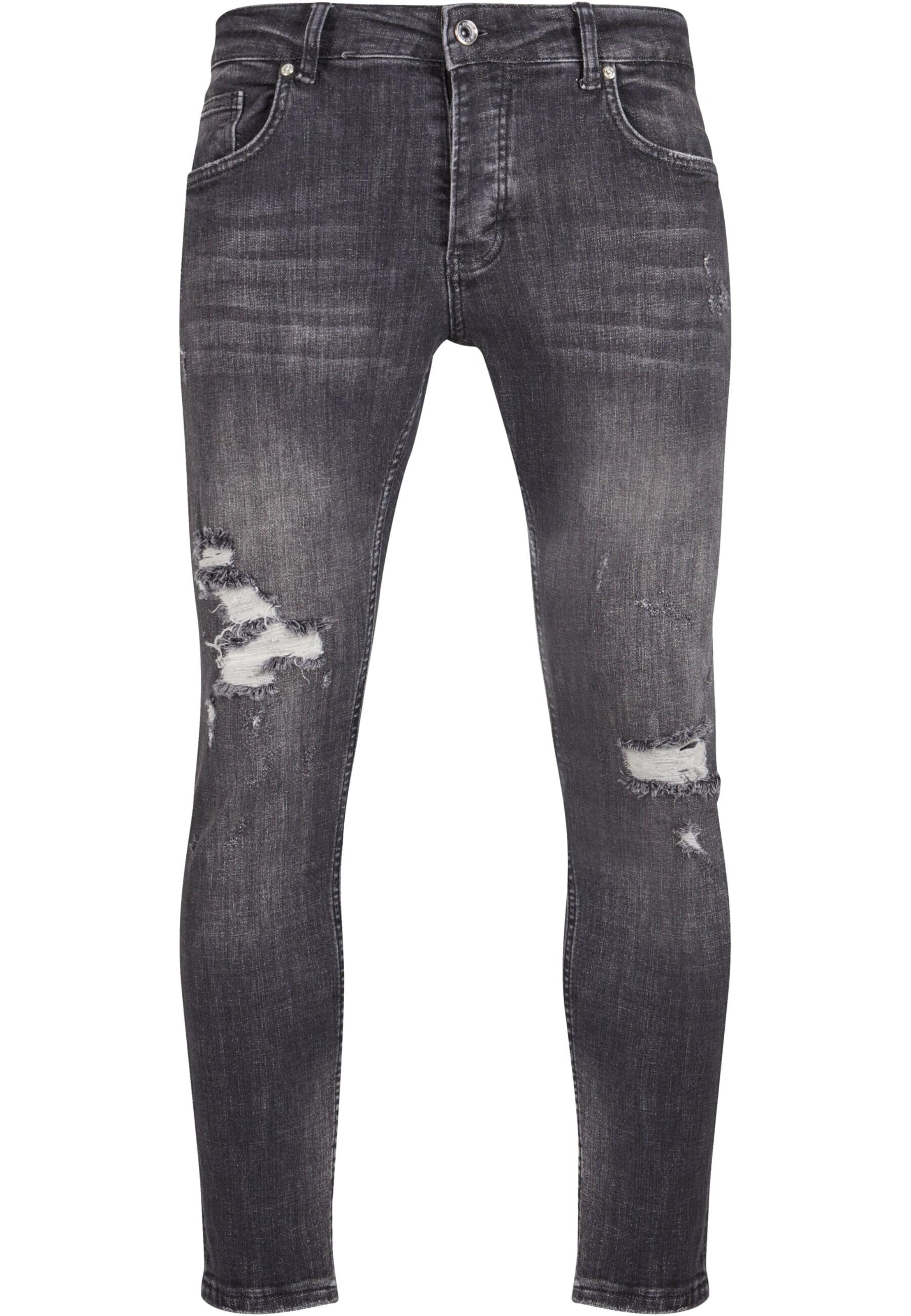 Skinny Jeans di 2Y Premium in grigio: frontale