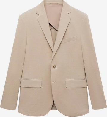MANGO MAN Slim fit Suit Jacket 'Verner' in Beige: front