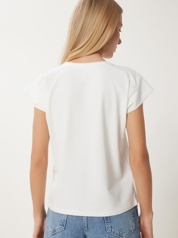 Happiness İstanbul Μπλουζάκι σε λευκό