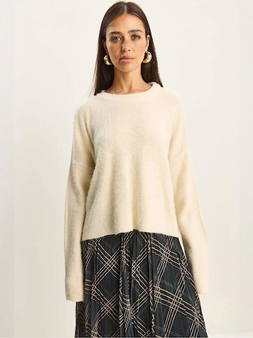 Bianco Lucci - Pullover em branco: frente