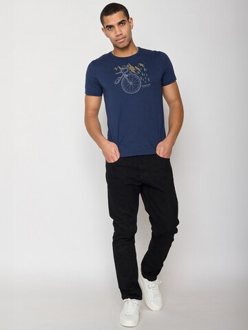 T-Shirt 'Bike Nature Park' GREENBOMB en bleu