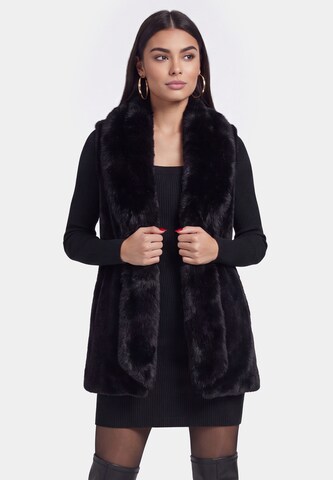 faina - Colete em preto: frente