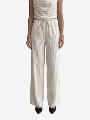 Pantalons de tailleur My fashion en blanc