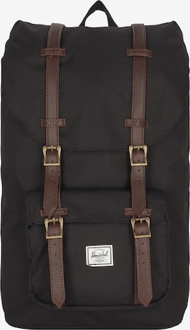 Herschel Backpack 'Little America' in Black: front