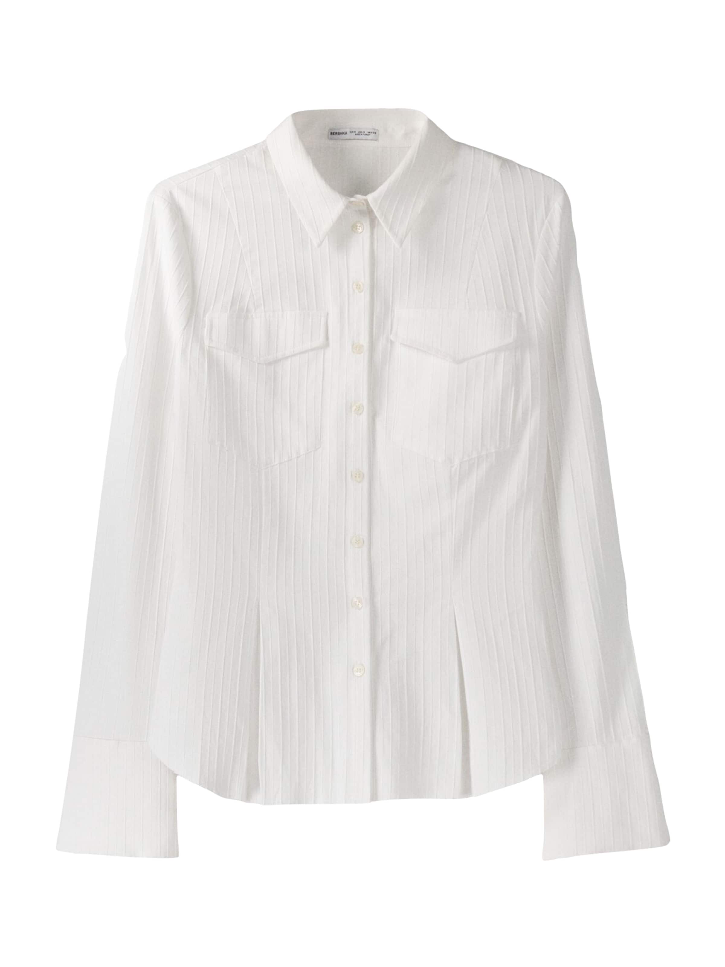 Chemisier Bershka en Blanc ABOUT YOU