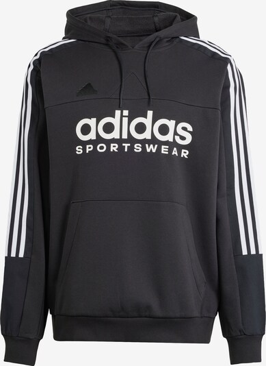 ADIDAS SPORTSWEAR Αθλητική μπλούζα φούτερ 'House of Tiro' σε μαύρο / λευκό, Άποψη προϊόντος