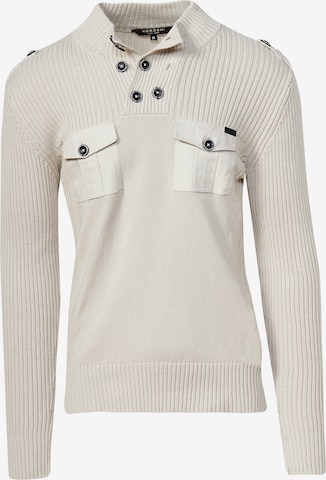Pull-over KOROSHI en blanc : devant