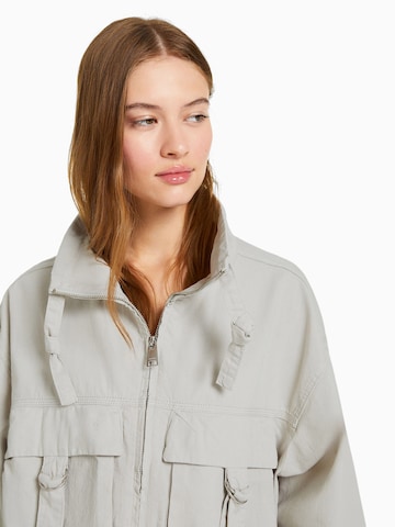 Bershka Between-season jacket in Grey