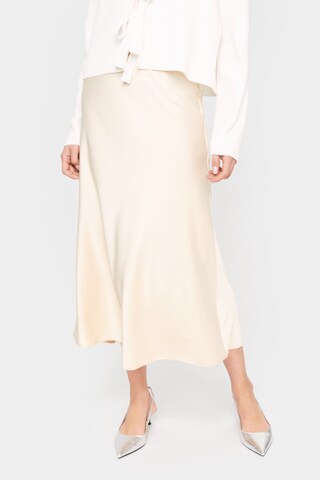 SAINT TROPEZ Rock in Beige: Vorderseite