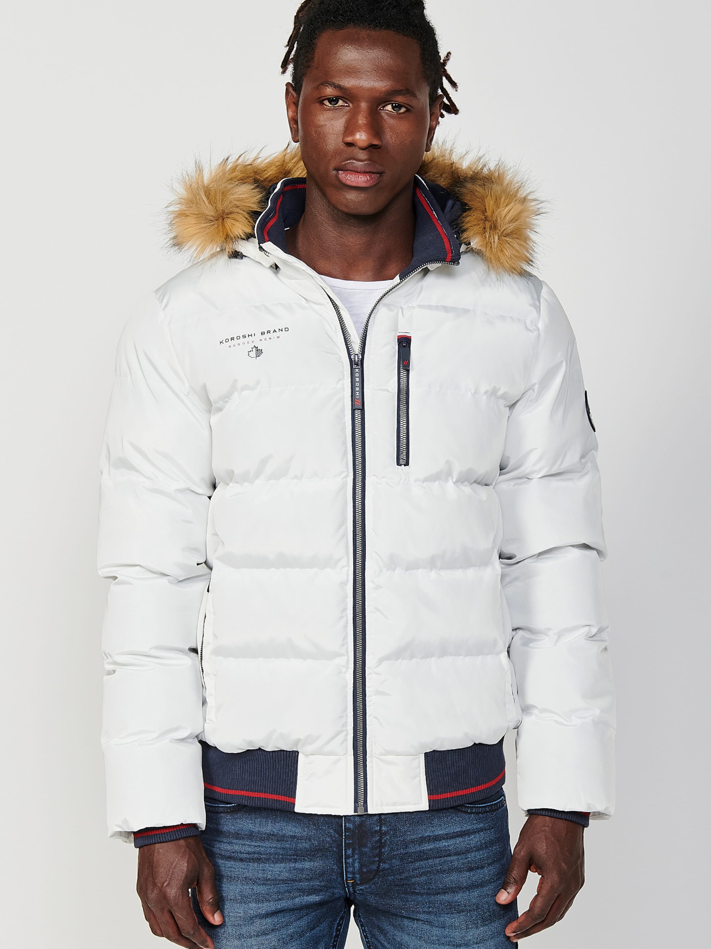 KOROSHI Winter jacket in Off White ABOUT YOU