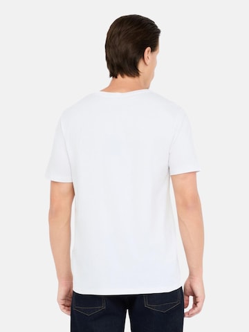T-Shirt 'LIU JO UOMO T-SHIRT BASICCONTRA T-SHIRT' Liu Jo en blanc