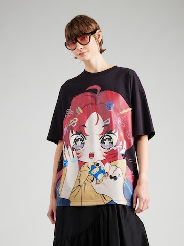 HUGO Shirt in Zwart: voorkant