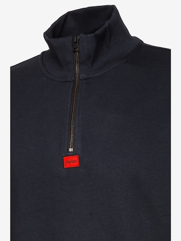 Sweat-shirt 'DURTY' HUGO Red en bleu