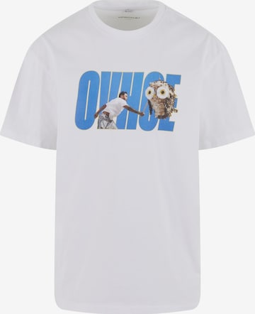 Maglietta 'Ovhoe' di MT Upscale in bianco: frontale