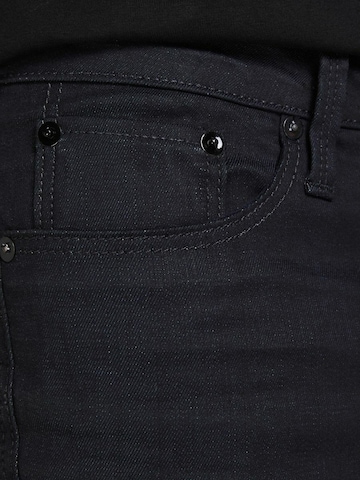 JACK & JONES Slimfit Jeans 'Tim' in Zwart