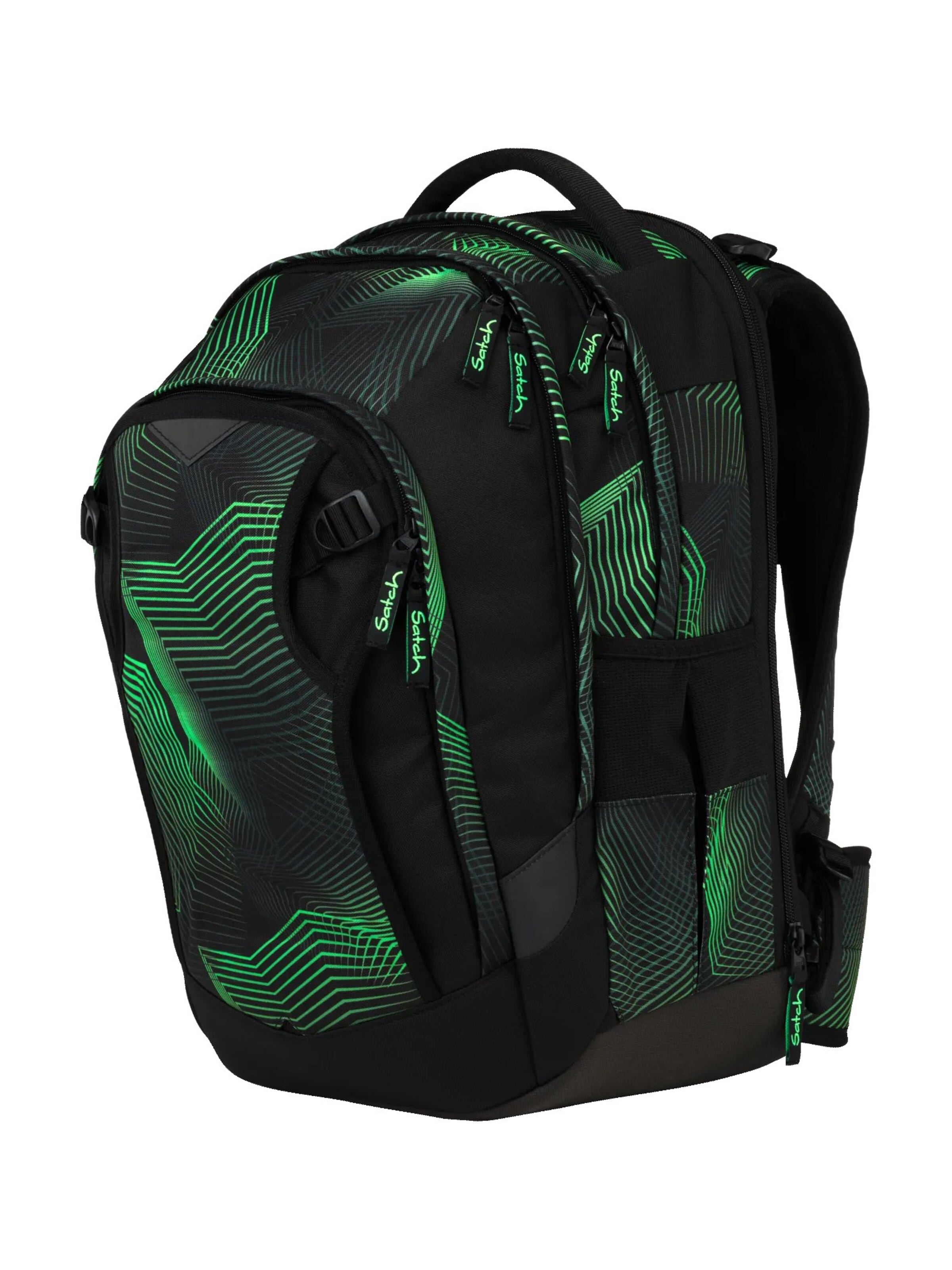 Satch Backpack 'Schulrucksack match plus' in Green