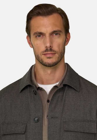 Veste mi-saison Boggi Milano en gris : devant