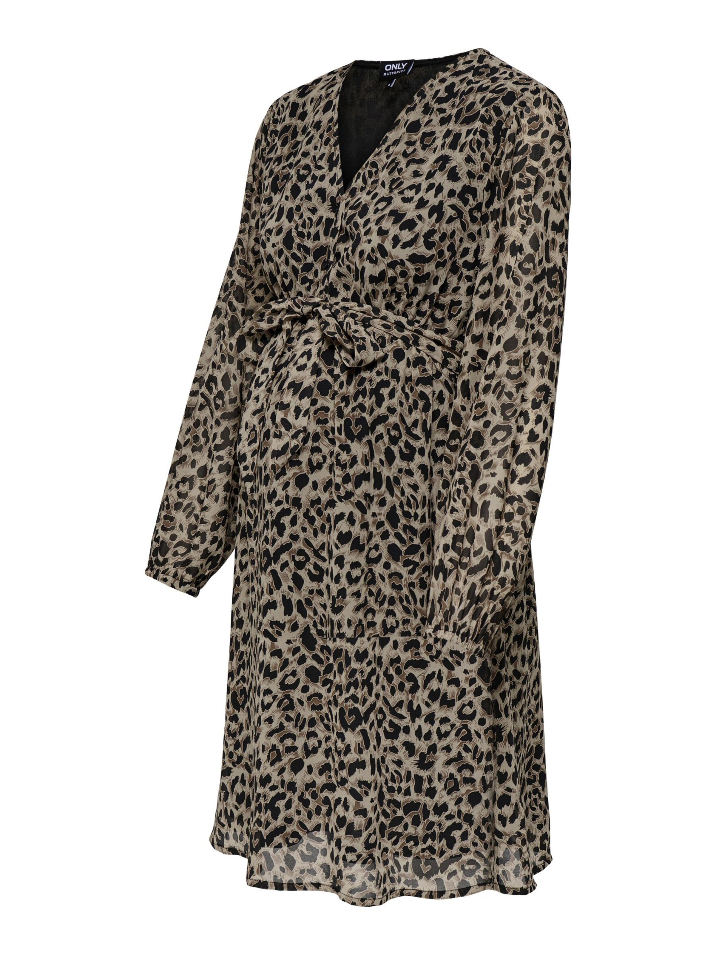 Only Maternity Kleid in Beige